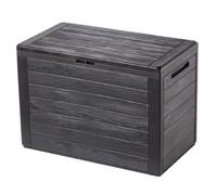 Kadax Outdoor Storage Box 190L, Waterproof Plastic Chest For Storing Garden Tools, Equipment And Cushions (Dark Brown)