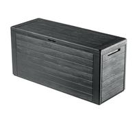 Kadax Outdoor Storage Box 280L, Waterproof Plastic Chest For Storing Garden Tools, Equipment And Cushions (Anthracite)