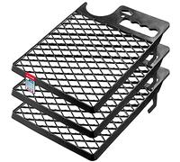 KADAX Paint Grid 30.5 x 23 cm, Reusable Scraper Grid for Paint Bucket and Paint Rollers, Wipe-Off Grid for Removing Excess Paint (Black, Set of 3)