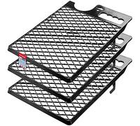 KADAX Paint Grid 39 x 28 cm, Reusable Scraper Grid for Paint Bucket and Paint Rollers, Wipe-Off Grid for Removing Excess Paint (Black, Set of 3)