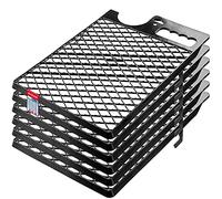 KADAX Paint Grid 39 x 28 cm, Reusable Scraper Grid for Paint Bucket and Paint Rollers, Wipe-Off Grid for Removing Excess Paint (Black, Set of 6)