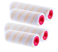 Kadax Paint Roller, Set - 2 X 20 + 2 X 25 Cm, Yellow Thread, Painter's Roll Made Of Polyacrylic, Short Pile Paint Roller