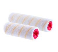 Kadax Paint Roller, Set 20 + 25 Cm, Yellow Thread, Painter's Roll Made Of Polyacrylic, Short Pile Paint Roller