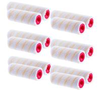 Kadax Paint Roller, Set - 5 X 20 + 5 X 25 Cm, Paint Roller, Yellow Thread, Painter's Roller Made Of Polyacrylic, Short Pile