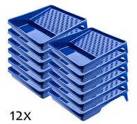 Kadax Paint Tray, 35 X 32 X 7 Cm, Plastic Painting Tray, Durable Roller Tray For Renovation And Construction Work (12, Blue)