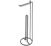 Kadax Paper Roll Holder, Toilet Roll Holder, 2 In 1 Roll Holder For Kitchen, Bathroom, Toilet Paper, Silver