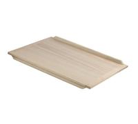 Kadax Pasta Board, Baking Board Made Of Poplar Wood, Dough Board With Stop Bars, Traditional Baking (Double-Sided, 60X 80 Cm)