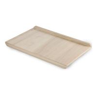 Kadax Pasta Board, Baking Board Made Of Poplar Wood, Dough Board With Stop Bars, Traditional Baking (Double-Sided, 40 X 60 Cm)