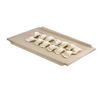KADAX Pasta Board, Wooden Baking Board Made of Poplar Wood, Dough Board with Stop Bars, Traditional Baking Board for Pasta, Cakes, Dumplings (Double-Sided, 50 x 70 cm)