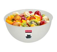 Kadax Plastic Bowl, Salad Bowl, Stackable Mixing Bowl, Plastic Bowl, Kitchen Bowl, Round Serving Bowl For Kitchen (1L, White)