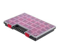 KADAX Plastic Organiser, Tool Box, Small Parts Magazine with Transparent Lid, Small Parts Magazine in Various Sizes, Assortment Box (40 x 30 cm / 1 Piece)