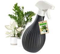 KADAX Plastic Spray Bottle, 600 ml Water Spray Bottle with Ball Container, Empty Water Sprayer for Home Cleaning, Garden, Hairdresser, Plants and Flowers (Anthracite)