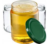 Kadax Preserving Jars 540 Ml, Preserving Jars For Screw Lids, Jam Jar, Storage Jar, Preserving Jar (Green, Pack Of 16)
