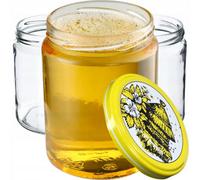Kadax Preserving Jars 540 Ml, Preserving Jars For Screw Lids, Jam Jar, Storage Jar, Preserving Jar (Honey, Pack Of 24)