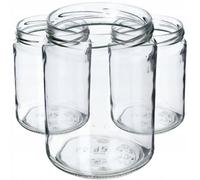 Kadax Preserving Jars 540 Ml, Preserving Jars For Screw Lids, Jam Jar, Storage Jar, Preserving Jar (Solo, Pack Of 24)