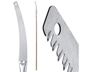 KADAX Pruning Saw, 30 cm Blade, Durable, Hook-shaped, for Tall Trees and Shrubs