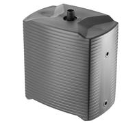 KADAX Rain Barrel, Modular Rainwater Tank for Garden, Weather-Resistant, 126 Litres, Plastic, Rectangular, Charcoal