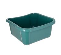 Kadax Rectangular Laundry Bowl, Robust Laundry Tub, Washing Bowl With Comfortable Handles, Storage Container (Green, 12L)