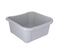 Kadax Rectangular Laundry Bowl, Robust Laundry Tub, Washing Bowl With Comfortable Handles, Storage Container (Lightgrey, 12L)
