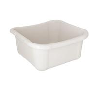 KADAX Rectangular Laundry Bowl, Robust Laundry Tub, Washing Bowl with Comfortable Handles, Storage Container, Compact Cleaning Tub, Bowl (White, 8L)
