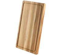 Kadax Rectangular Oak Chopping Board, Kitchen Board In 5 Different Sizes, Wooden Board With Juice Groove (24 X 40 Cm)