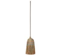 Kadax Rice Straw Broom, Brush With Long Handle Made Of Wood, Functional Straw Broom, Sorgo Grass Broom, Witch Broom (140 Cm)