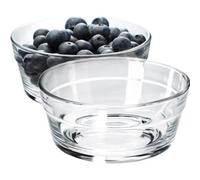 Kadax Salad Bowl, Serving Bowl Made Of Glass, Dishwasher -Resistant Snack Shell, Quality Fruit Bowl (Diameter 12.5 Cm, 2 Pieces)