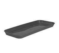 KADAX Saucer 40 cm for Evron Flower Box, Rectangular Plastic Flower Coaster, Flower Pot Coaster for Balcony Box, Plant Saucer (Anthracite)