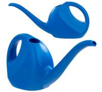 Kadax Small Watering Can, 2L Plastic Watering Can, Flower Watering Can With Long Spout For Indoor And Outdoor, Home, (Blue)