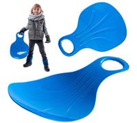 Kadax Snow Saucer, Plastic Saucer Sled With Comfortable Handle, Winter Sledge For Children (35,5 X 52 X 30 Cm, Blue)