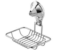 Kadax Soap Holder With Suction Cup Soap Basket Stainless Steel Soap Dish For Bathroom, Shower, Bathtub, Basin, Sponge