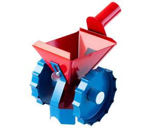 Kadax Spreader For Fertiliser, Seeds And Road Salt, Steel Fertiliser Spreader, Seeder Manual Seed Shaker For Garden, Lawn