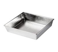 Kadax Square Baking Pan Galvanised Steel Non-Stick Rectangular Cake Pan Cheesecake Brownie Loaf Pan (28 X 25.5 X 6 Cm)