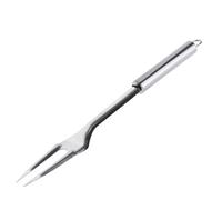 Kadax Stainless Steel Meat Fork 33Cm Forged Grill Fork Carving Fork With Long Blades Dishwasher Safe Bbq Meat Roasting Fork