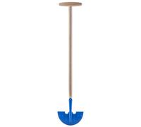 Kadax Steel Lawn Edging T-Handle Grass Scar Edger Effective For Grass (Crescent Moon, Blue)
