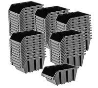 Kadax Storage Bins 115 X 80 mm, Plastic Organiser For Workshop And Garage, Storage Boxes For Screws And Nails