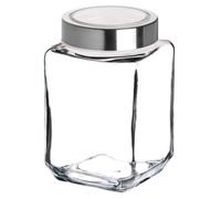 Kadax Storage Jar, Glass Container With Lid, Airtight Kitchen Jar For Pasta, Biscuit, Sugar, Clear Jar For Storing Jam (1000Ml)