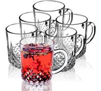 Kadax Tea Glasses, Drinking Glasses With Handles, Glassware For Hot And Cold Drinks, Clear Cups For Coffee