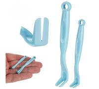 KADAX Tick Hooks, Set of 2, Tick Levers for Dogs, Cats, Horses and Humans, Plastic Tick Tweezers, Tick Remover, Tick Remover