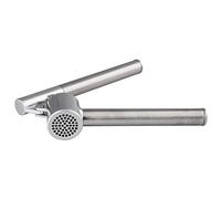 KADAX Traditional Garlic Press, Professional Kitchen Tool for Crushing Garlic Cloves, Stainless Steel Garlic Crusher with Two Handles (16 cm)