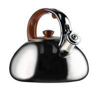 Kadax Whistling Kettle, Stainless Steel Whistling Kettle, 2.5 L Kettle, Kettle With Non-Slip Handle, Water Jug (Silver)