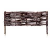 Kadax Willow Flower Bed Border 60 X 20 Cm Wicker For Beds, Garden Paths And Lawn, Natural Border For Flowers And Vegetables