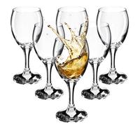 Kadax Wine Glasses, Dishwasher Safe Wine Goblets, Elegant Glasses For Wine, Wine Glass On Long Style (6 X 245 Ml, For White Wine)
