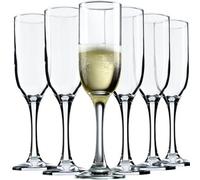 Kadax Wine Glasses, Glasses Set For Red And White Wine, Glasses For Serving Wine And Champagne (6 X 210 Ml, For Champagne)