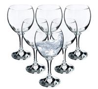 Kadax Wine Glasses, Glasses Set For Red And White Wine, Glasses For Serving Wine And Champagne (6 X 260 Ml, For Water)