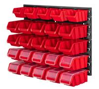 Kadax Workshop Shelf, 58 X 39 Cm, Tool Wall Shelf Made Of Robust Plastic, Uv-Resistant Storage System, Expandable Wall Plates