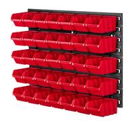 Kadax Workshop Shelf, 58 X 39 Cm Tool Wall Shelf Made Of Robust Plastic, Uv-Resistant Storage System, Expandable Wall Plates