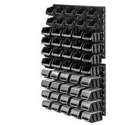 Kadax Workshop Wall Shelf, 58 X 78 Cm, Storage System, Made Of Robust Plastic, Uv-Resistant Workshop Shelf