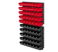 Kadax Workshop Wall Shelf, 58 X 78 Cm, Storage System Made Of Robust Plastic, Uv-Resistant Workshop Shelf, Expandable Wall Plates