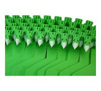 KaDdu 50 sets of blank cattle ear tags, livestock identification blank ear tags, suitable for goats, sheep, cattle, cattle, pigs, ranch supplies 4.53 * 2.95in green